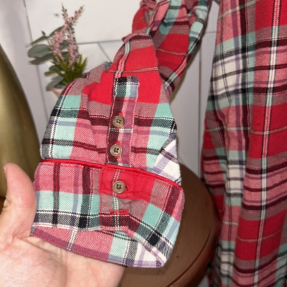 Lands’ End | Flannel Button Nightgown 🌸 - Picture 5 of 5